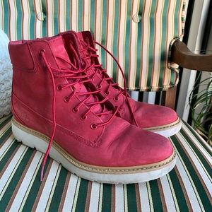 Timberland red boots